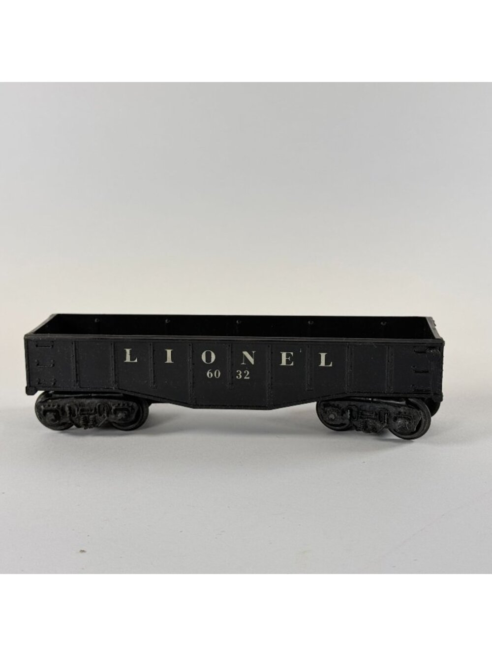Lionel 6032 Vintage Black Gondola Car Model Train O Scale Plastic